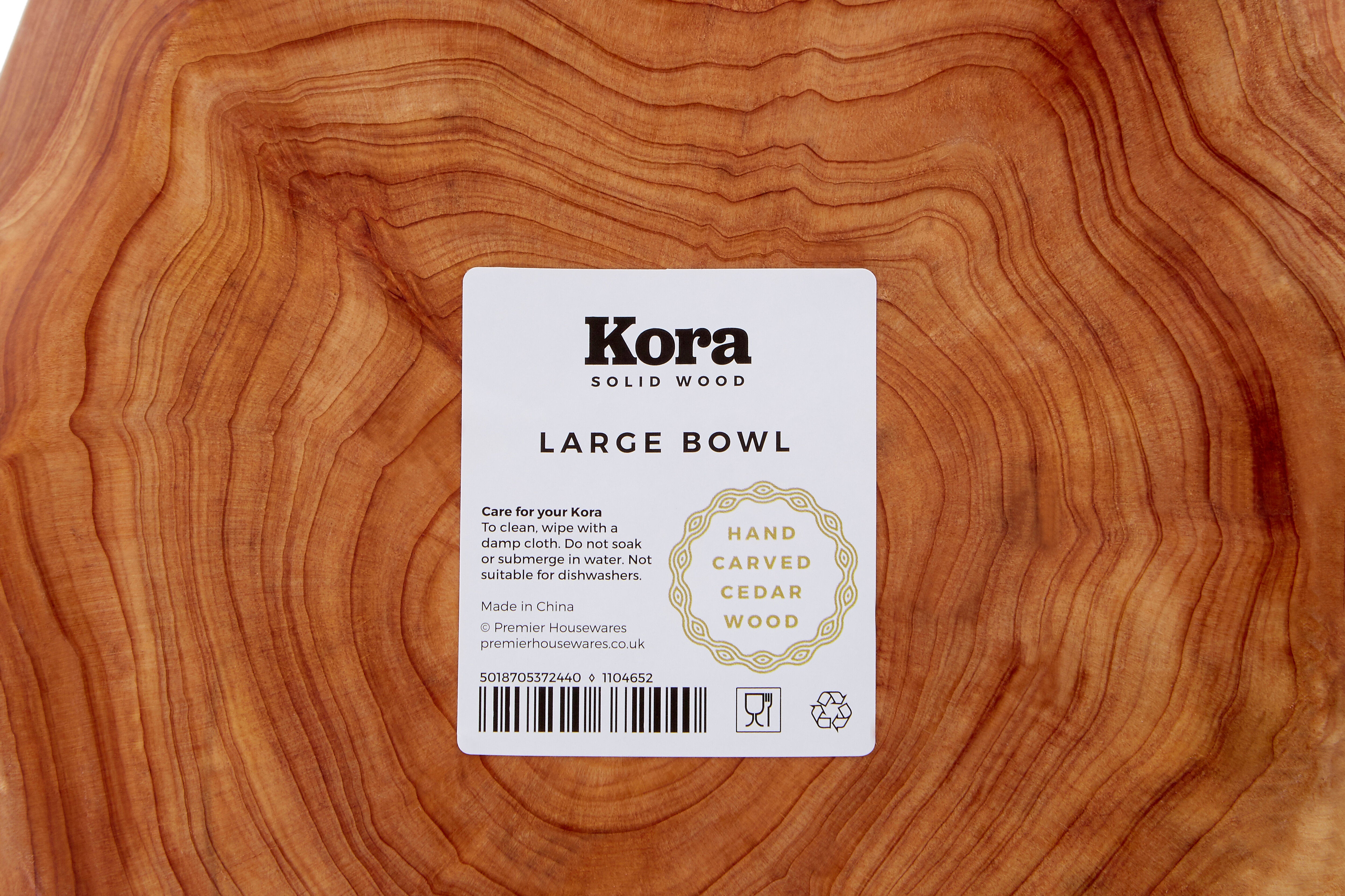 Allenby Natural Cedarwood Bowl | Large